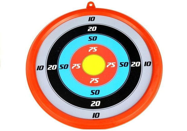 Sporty Crossbow for children with a shield and a quiver for arrows.