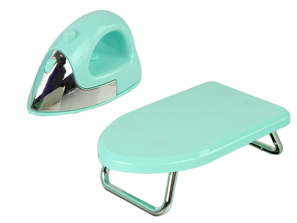 Set Washing Machine Iron and Hangers Mint