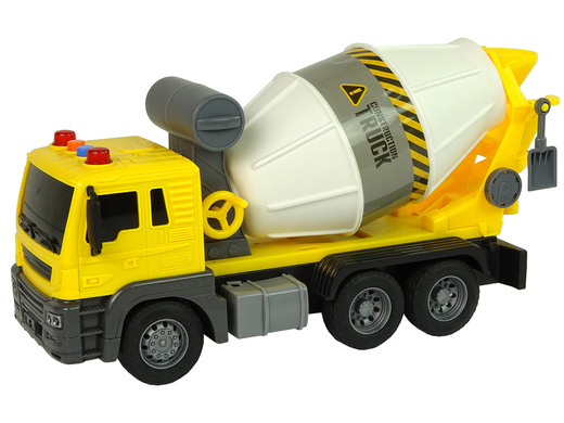 Betonmischer Gelb Rotierende Schaufel Ton Lichter