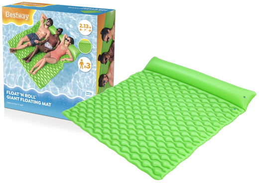 Aufblasbare Schwimmmatratze für drei Personen Bestway 213 x 170 x 21 cm 44106