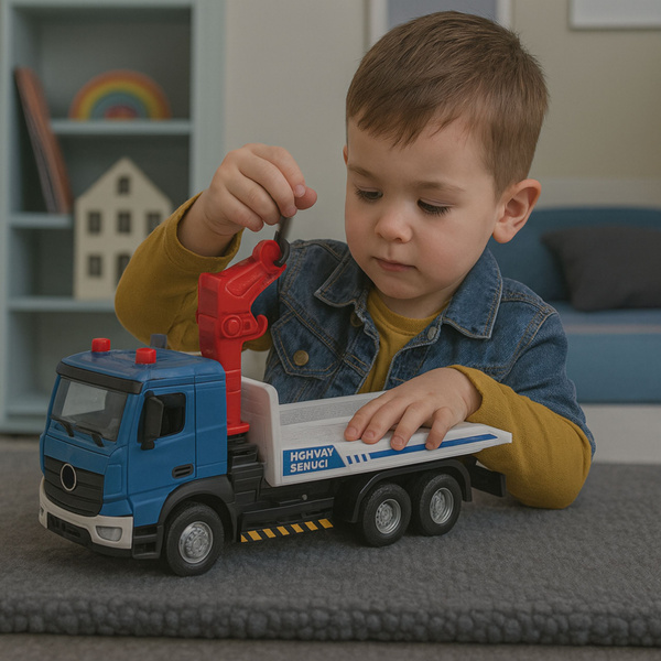 Abschleppwagen mit Abschleppwagen-Metallkabinenbeleuchtung und Geräuschen