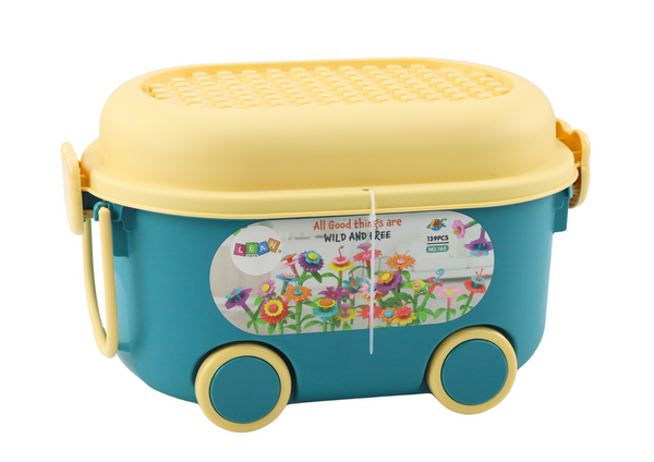 Building Blocks In A Box Garden Flowers 139 Pieces