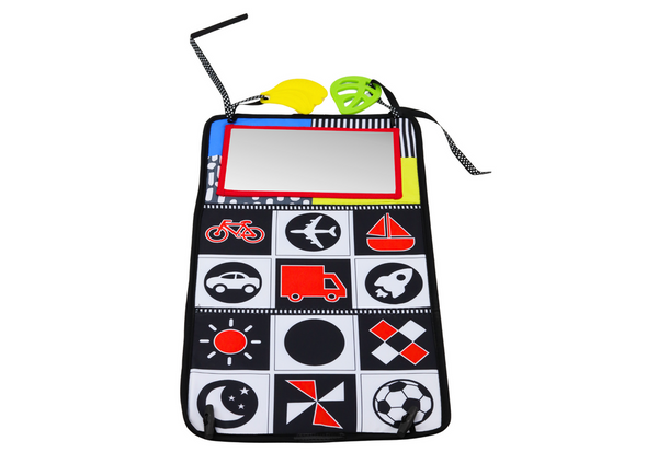 Double-sided Folding Mat With Mirror Teethers Crinkle Book