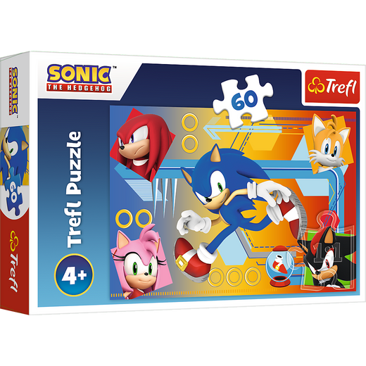 Sonic-Puzzle, 60-tlg. Sonic in Aktion 17387