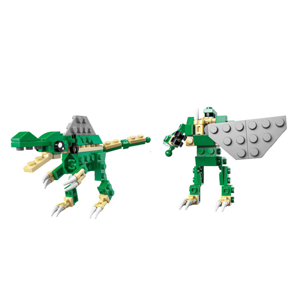Klocki Konstrukcyjne Dinozaur Robot 2w1 57-70 el. Mix