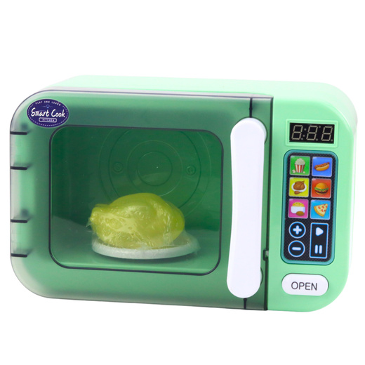 Microwave For Kids Rotating Chicken Lights Sounds Green
