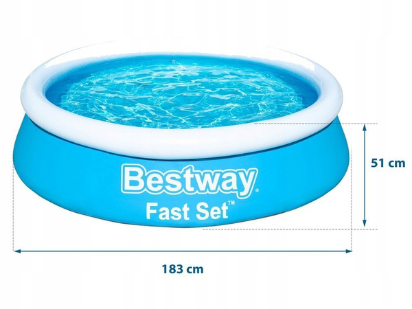 Schwimmbecken 183 x 51 cm Bestway 57392