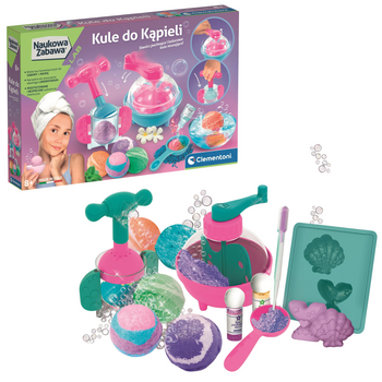 Galileo Wissenschaft Badebomben-Labor Polnische Version Clementoni 50397