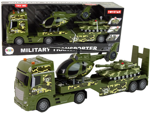 Set Military Tank Friction Drive Helicopter Truck