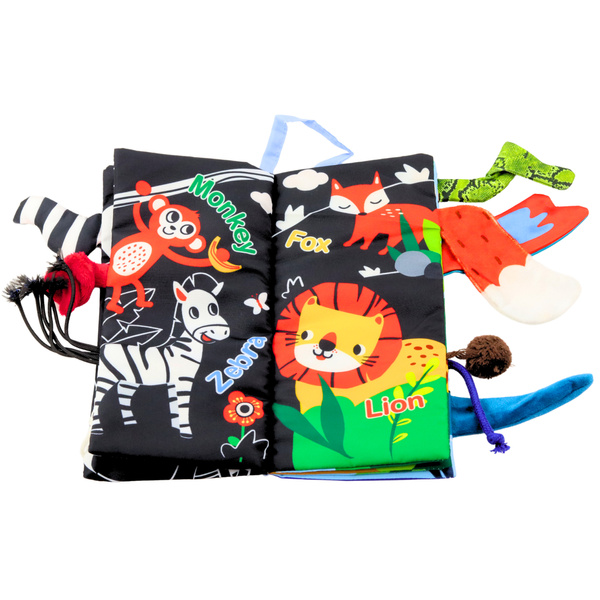 Weiches Lernbuch Rascheltiere für Babys