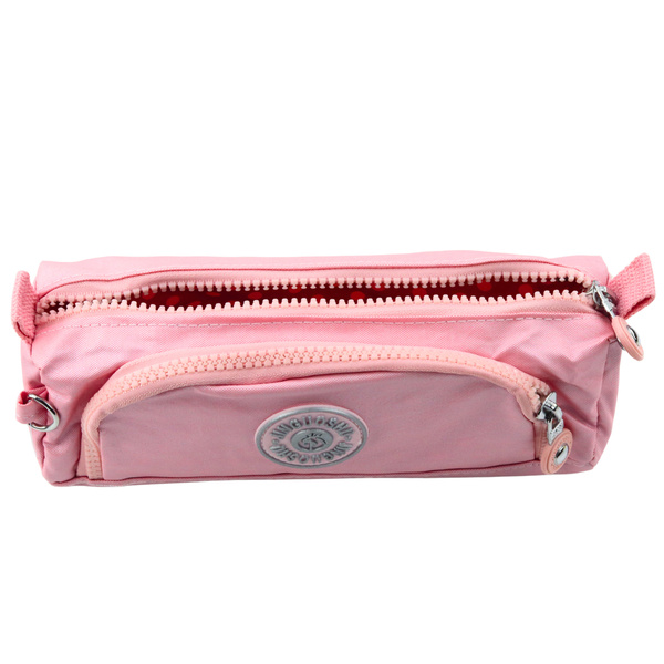 School Pencil Case Functional Two Pockets Pendant Mix