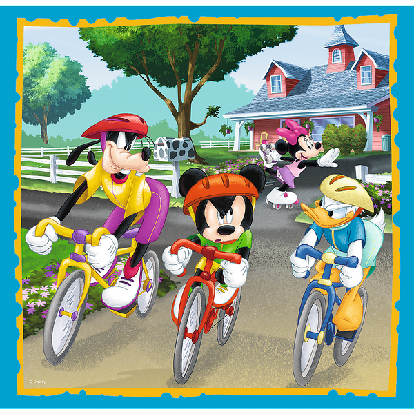 Puzzle - "3in1" - Mickey Mouse mit Freunden Trefl 34846