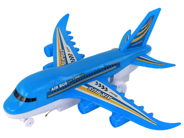 Ferngesteuertes Flugzeug R/C Lichter Blau DIY