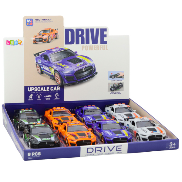 GT 500 Rennwagen, Türen öffnen, Fahrlicht, Soundmix