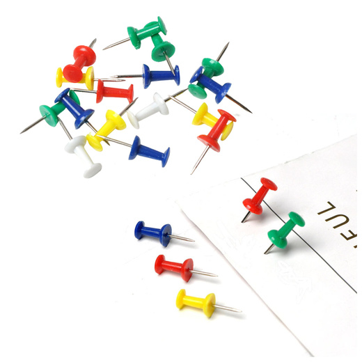 Set bunte Pinnwände für Korktafeln, Büro und Schule, 50-tlg.