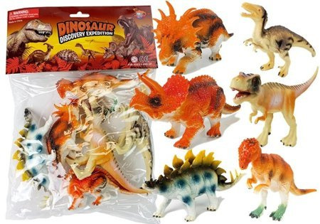 Set Dinosaurierfiguren 10 cm 6 Stück