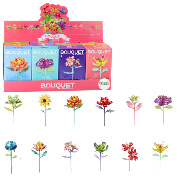 Construction Blocks Single Decorative Flower 71-106 pcs.