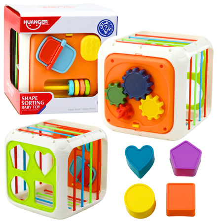Sensory Cube Educational For Children Sorter Flexible Span Colored