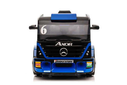 Battery Car Mercedes XMX622B Semi-trailer Navy Blue LCD