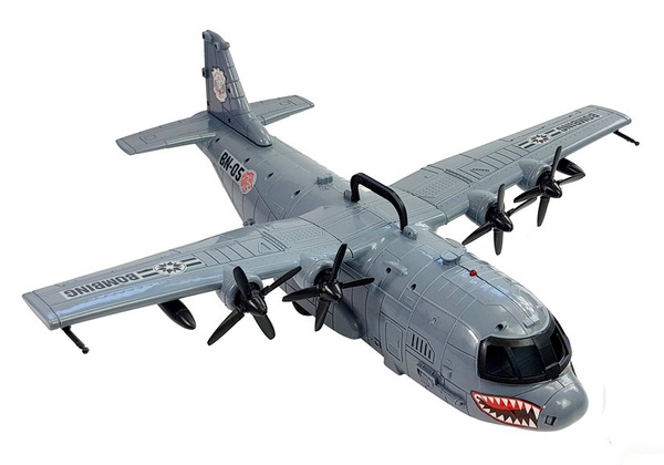 Militärstützpunkt in einem Flugzeug mit Licht und Ton