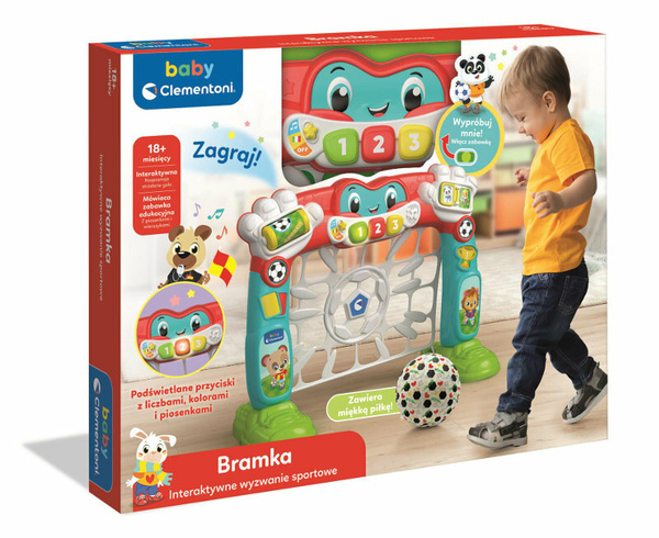 Interactive Football Goal Polish Language Clementoni 50926