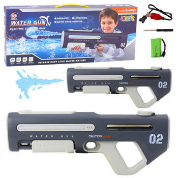 Electric Automatic Water Gun Rifle Gray 42cm