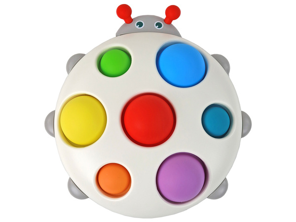 Silicone Board Colorful Ladybug Pop It Educational