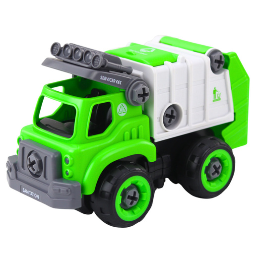Garbage Truck Remote Controlled RC Screwdriver Green 2 in 1