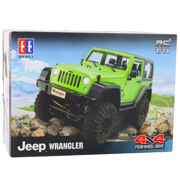RC Jeep Wrangler Rock Crawler Grün 1:14