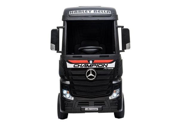 Electric Ride-On Car Mercedes Actros Black Painted MP4