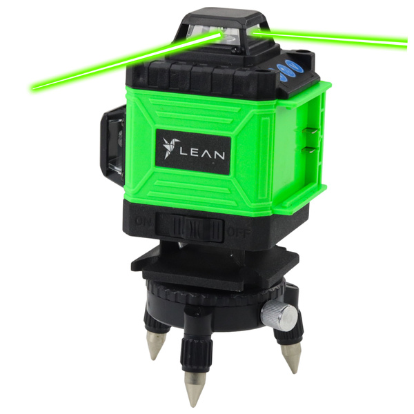 4D Laser Level Plane 16 Linien Tasche 2 Batterien Grün