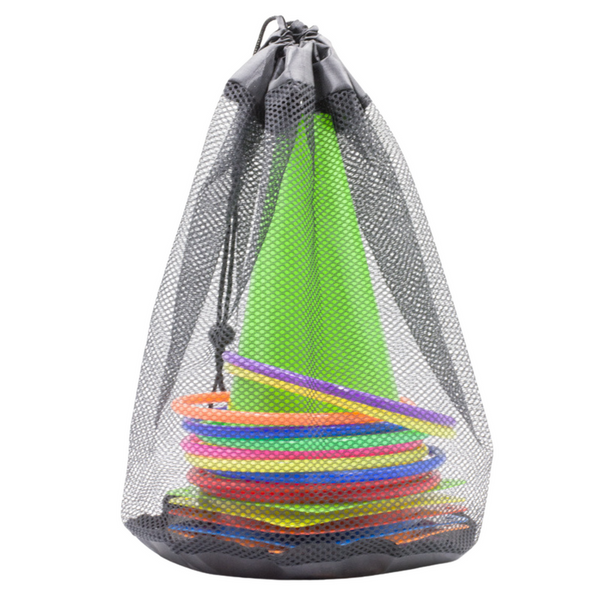 Sports Set For Arcade Games Cones Hoops Bags 29pcs