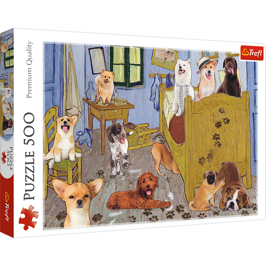 Puzzle - 500 - Pokój van Gogha - Psia Rewolucja - Trefl 37539