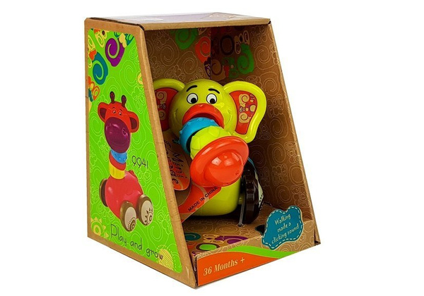 Toy Car Elephant for Babies Flexible Trumpet