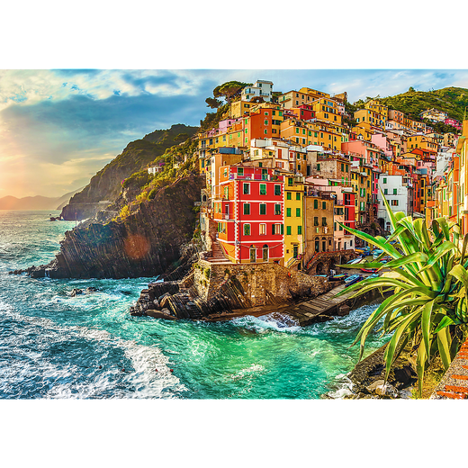 Puzzle - 1000 Premium Plus Puzzles Riomaggiore Town, Italy Trefl 10855