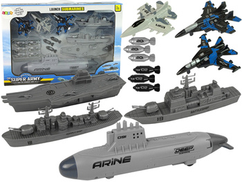 Naval Army Set Naval Base Jets Bombs