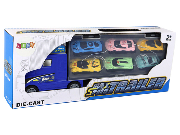 Auto Tir Trailer + 6 cars A trailer in the form of a suitcase