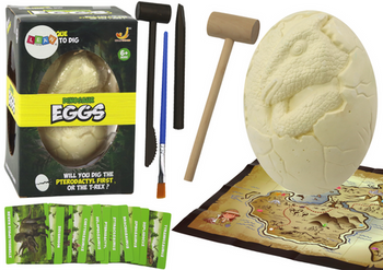 Dinosaur Egg Fossil Excavation Archaeologist 12 Dinosaurs XXL Accessories