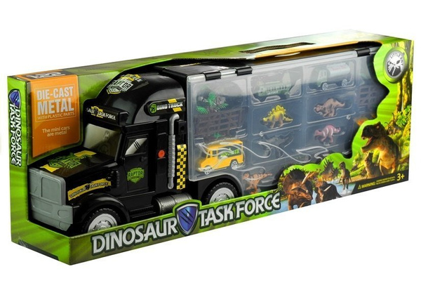 Lorry Truck with Dinosaurs and Cars 49 cm 1:22 + Game