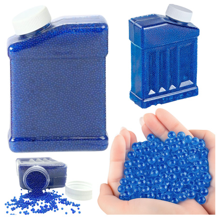 Set mit blauen Hydrogel-Wasserbällen für Pistolen, 20000 Stück.