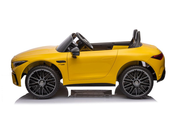 Mercedes AMG SL63 Battery Car, Yellow Painted