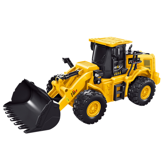 Ferngesteuerter RC-Bagger Bulldozer 2.4G 9CH Gelb