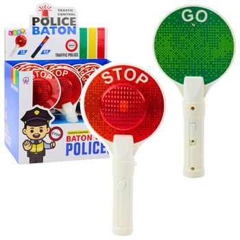 Polizeisignal Lollipop für Kinder Stop Go Light