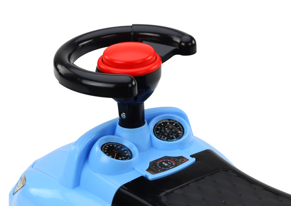 Car Ride On With Backrest QX-3396 Horn Storage Box Blue