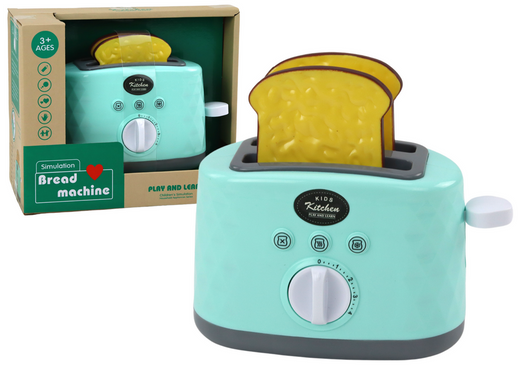 Toaster Toaster For Children Green Timer Bread