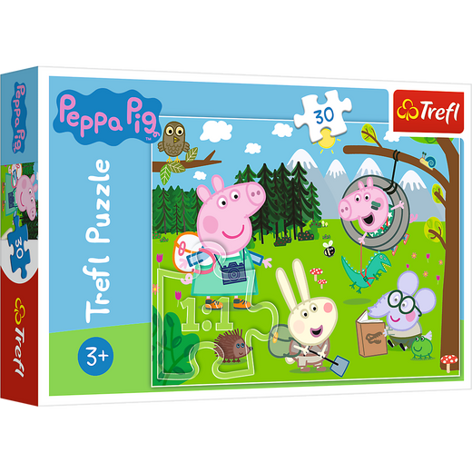 Puzzle – 30 – Waldexpedition – Peppa Pig Trefl 18245