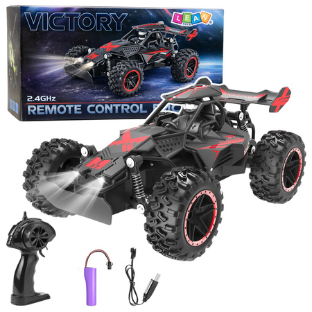 Remote Controlled RC Car Off-Road Red 1:18 20 km/h