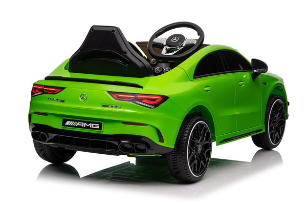 Battery-powered car Mercedes CLA 45s AMG Green 4x4