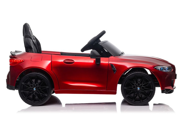 Elektro-Rutschfahrzeug BMW M4 rot lackiert