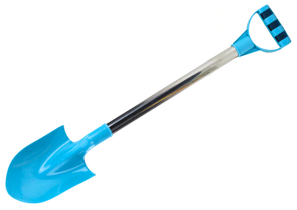 Sand Shovel Aluminum Handle Pastel Blue 60cm